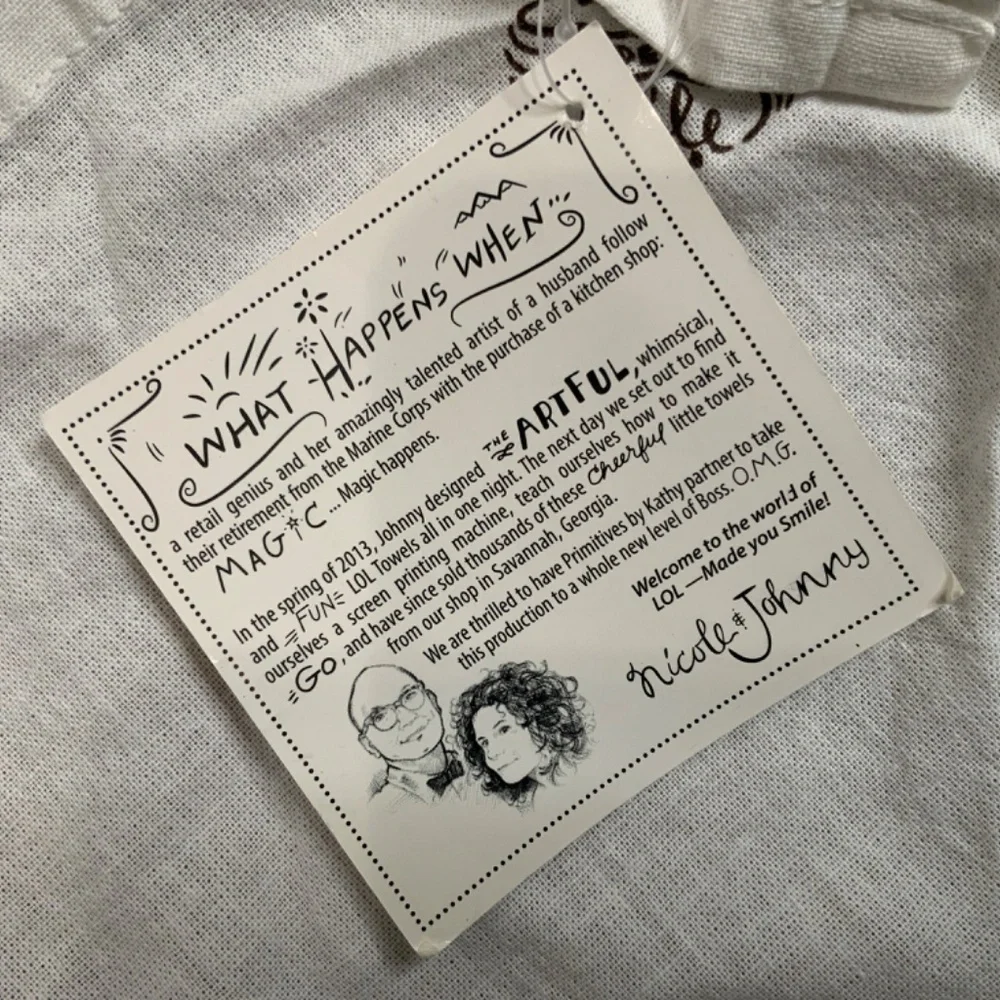 “Wine Makes Football More Interesting” Tea Towel New with Tags